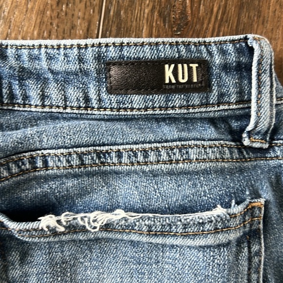 Kut from the Kloth Women’s Jean Shorts Blue Size 6 - Picture 6 of 8